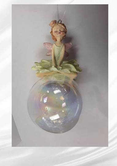 Hanging Pastel Fairy Ball (Cross legged) image 0